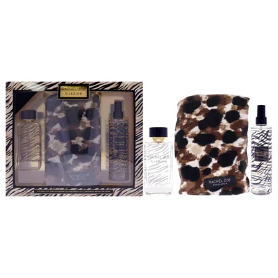 Rachel Zoe Warrior By  For Women - 3 Pc Gift Set 3.4oz Edp Spray, 10oz Body Mist, Scarf In Multi