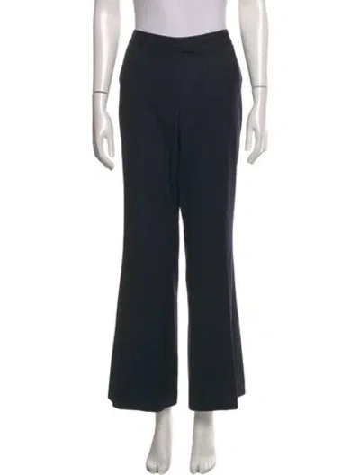 Pre-owned Rachel Zoe Wide Leg Pants In Blue
