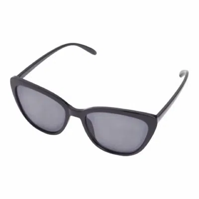 Rachel Zoe Women's Nina Cat Eye Sunglasses In Black In Blue