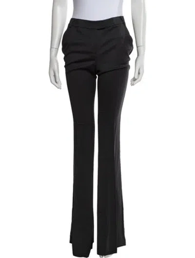 Pre-owned Rachel Zoe Wool Flared Pants In Gray
