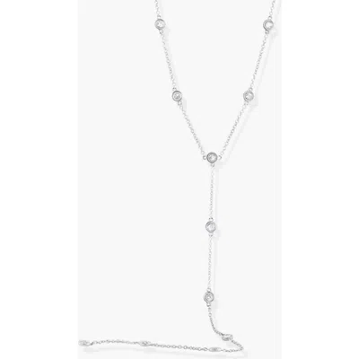 Rachelment Juliet Lariat Necklace In Purple