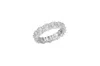 Rachelment Noir Band In Silver