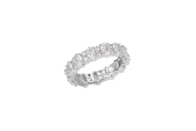 Rachelment Noir Band In Silver