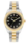 Rachie Shnay Women's Illuminate Diamond Watch In Black In Black