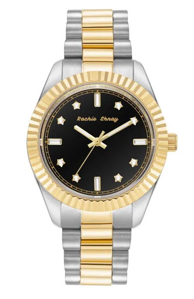 Rachie Shnay Women's Illuminate Diamond Watch In Black