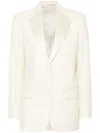 Racil Bianca Tuxedo Jacket In Neutrals