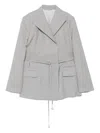 Racil Françoise Wool Blazer In Gray