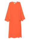 Racil Jackie Long-sleeve Kaftan Dress In Orange