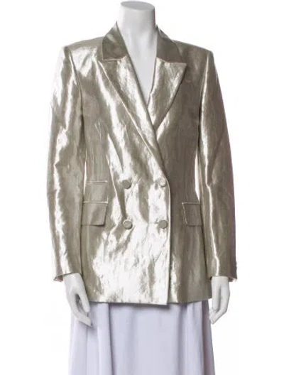 Pre-owned Racil Linen Blazer W/ Tags In Neutral
