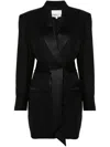 Racil Nan Tuxedo Dress In Black