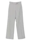 Racil Tailored Wool Trousers In Gray