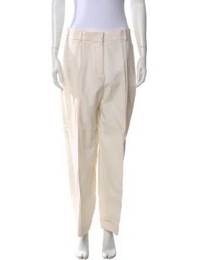 Pre-owned Racil Wool Wide Leg Pants In Neutral