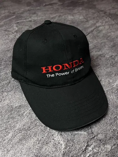 Pre-owned Racing 00s Honda Vtec Kanjo Jdm  Japan Style Cap Hat Y2k In Black