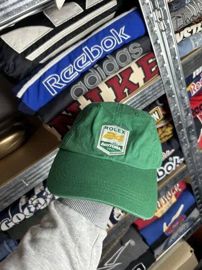 Pre-owned Racing X Rolex Luxury Rolex Daytona Racing Adults Hat Logo Cap In Green