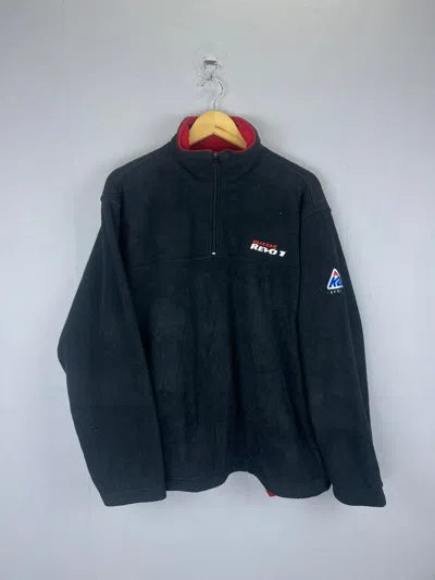 Pre-owned Racing X Vintage Bridgestone Blizzak Revo 1 Anorak Fleece Jacket In Black