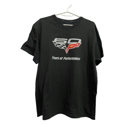 Pre-owned Racing X Vintage Chevrolet Corvette Racing T Shirt Size L In Black