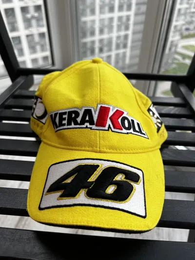 Pre-owned Racing X Vintage Daring Vale 46 Valentino Rossi Racing Cap The Doctor In Yellow