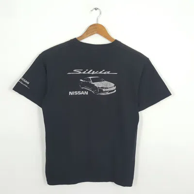 Pre-owned Racing X Vintage Nissan Silvia Japanese Racing Drift Car T-shirt In Black