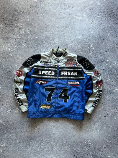Pre-owned Racing X Vintage Racing Jacket Speed Freak Racing Track ...