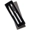 Radà Rada 2 Piece Pare & Peel Knife Set With Gift Box In Silver