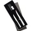 Radà 2 Piece Paring Knife Set With Sharpener And Gift Box In Silver