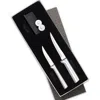 Radà Rada 2 Piece Paring Knife Set With Sharpener And Gift Box In Silver
