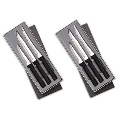 Radà Rada 3 Piece Cooking Essentials Knife Set With Gift Box, Black Handless, Set Of 2