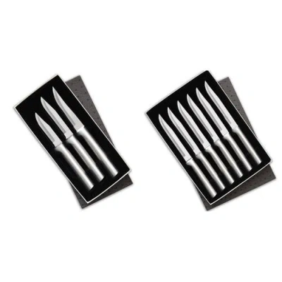Radà Rada 3 Piece Paring Knives Galore Set & 6 Piece Steak Knife Set In Silver
