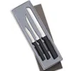 Radà 3 Piece Sensational Serrations Knife Set In Black