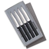 Radà Rada 4 Piece Serrated Steak Knife Set With Gift Box In Black