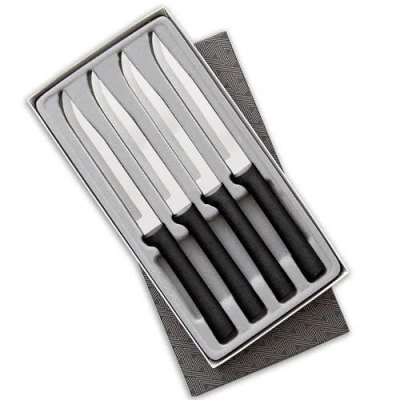 Radà Rada 4 Piece Steak Knives Set With Gift Box In Black