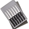 Radà Rada 6 Piece Serrated Steak Knives Set With Gift Box In Black