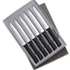 Radà 6 Piece Steak Knife Set In Gift Box In Black