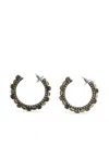 RADÀ CRYSTAL-EMBELLISHED HOOP EARRINGS