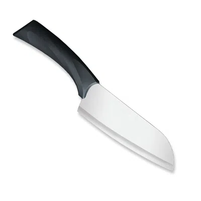 Radà Cutlery 6.5-inch Cook's Knife Stainless Blade Anthem Wave Handle In Black