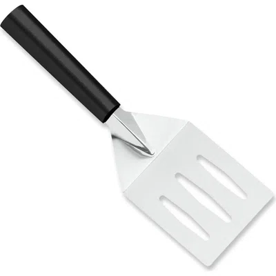 Radà Rada Cutlery Turnover Large Faced Slotted Turner Spatula In Black