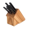 Radà Rada Essential Oak 8 Piece Knife Block Set In Black