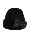 Radà Rada' Woman Hat Black Size Onesize Wool, Acrylic In Black