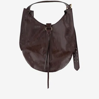 Radica Studio Hammered Leather Hobo Bag In Brown