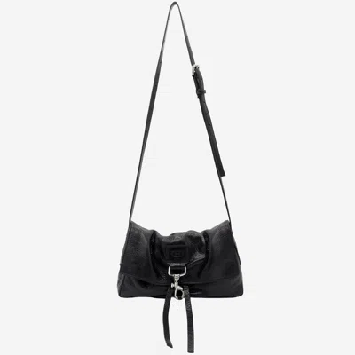 Radica Studio Hammered Nappa Leather Bag In Black