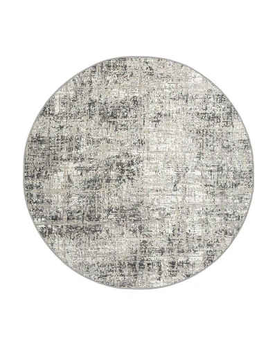Radici Livigno 1241 Round Area Rug, 5'3 X 5'3 In Gray