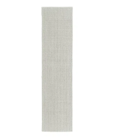 Radici Polo 352 Runner Area Rug, 2'6 X 10' In Light/gray