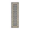 Radici Usa Alba Motiff Traditional Oriental Indoor Rectangular Runner In Green
