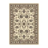 Radici Usa Alba Siena Traditional Oriental Indoor Rectangular Area Rug In White
