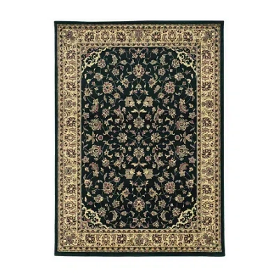 Radici Usa Castello Rachel Traditional Oriental Sarouk Indoor Rectangular Accent Rug In Black