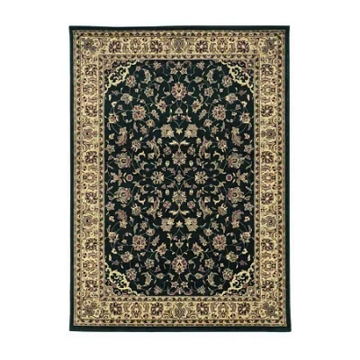 Radici Usa Castello Rachel Traditional Oriental Sarouk Indoor Rectangular Area Rug In Black