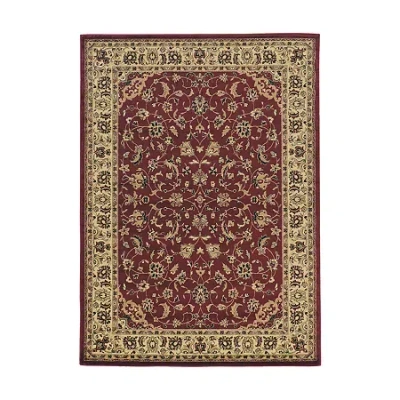Radici Usa Castello Rachel Traditional Oriental Sarouk Indoor Rectangular Area Rug In Red