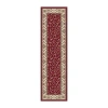 Radici Usa Como Scroll Traditional Oriental Indoor Rectangular Runner In Red
