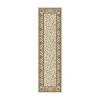 Radici Usa Como Scroll Traditional Oriental Indoor Rectangular Runner In White