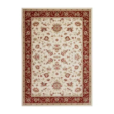 Radici Usa Como Terry Traditional Oriental Indoor Rectangular Accent Rug In White